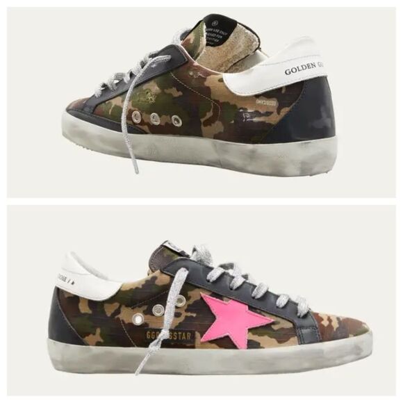 Golden Goose Superstar Camouflage Sneakers. EU size 39 / US size 9 - Picture 2 of 16